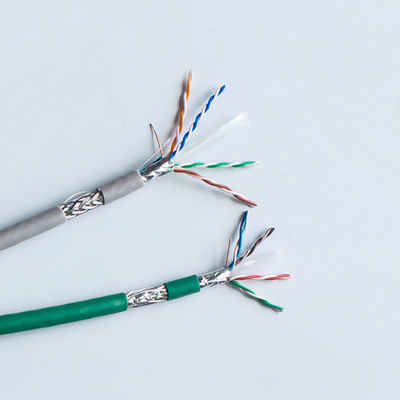Twisted pair de cobre desencapado de Lan Cable Cat 6 SFTP 4P dos ethernet de 100m