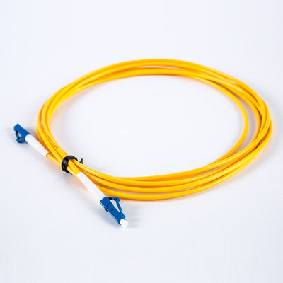 3 mede o cabo de remendo do LC LC do cabo de fibra ótica de 3.0mm FTTH