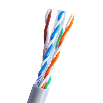 250Mhz UTP 4 emparelham o cabo contínuo de Communicationlan do gato 6 dos ethernet do fio de cobre