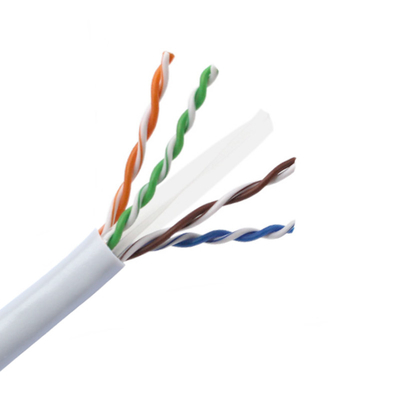 Rede 23AWG Lan Cable de cobre contínua interna do cabo 0.57mm das categorias 6