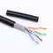 Lan Cable 4 de UTP Cat5e do cabo da alta velocidade pares da cor exterior do PE dobro personalizou