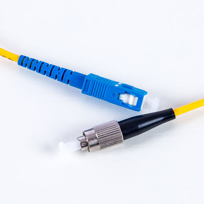 CE perda de inserção exterior 0.2dB do cabo de fibra ótica de 3 medidores