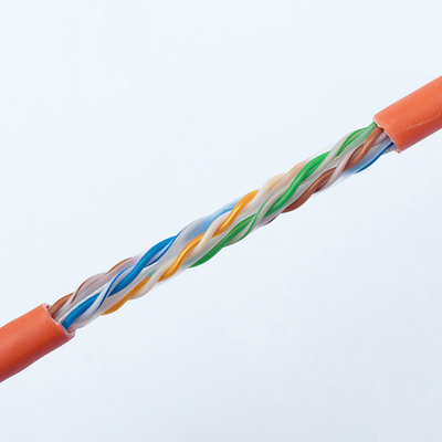 ethernet contínuos Lan Cable de 1000Mbps 0.56mm CCA UTP Cat6 305m internos