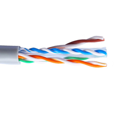 Ethernet Cat6 Lan Cable de alta velocidade Unshielded do HDPE de UTP 0.55mm CCA 23AWG