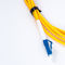 3 mede o cabo de remendo do LC LC do cabo de fibra ótica de 3.0mm FTTH